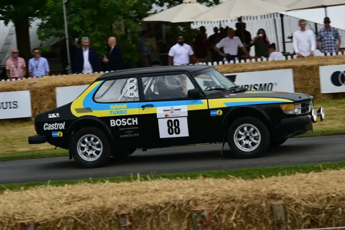 Rights Managed : CM33 4252 Richard Connelly, Saab 99 Turbo