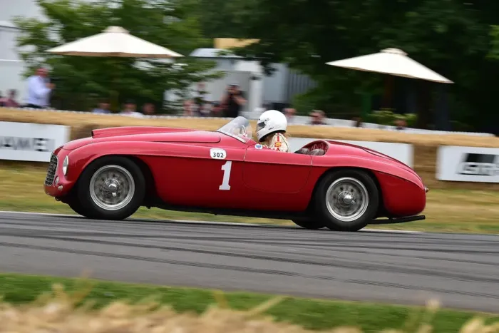 Rights Managed : CM33 4734 Sally Mason-Styrron, Ferrari 166 MM Barchetta Rights Managed : CM33 4734 Sally Mason-Styrron, Ferrari 166 MM Barchetta