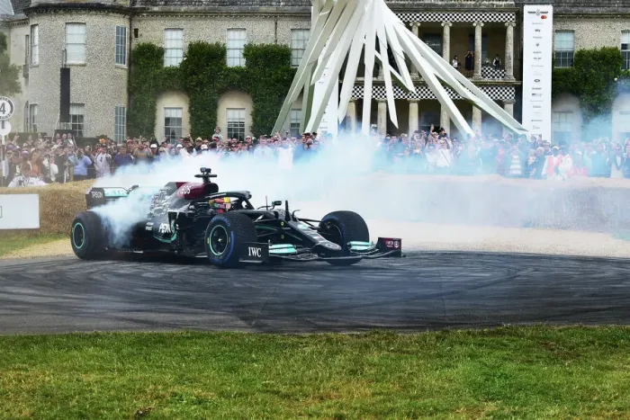 Rights Managed : CM33 5181 Esteban Gutierrez, George Russell, Mercedes AMG F1 W10
