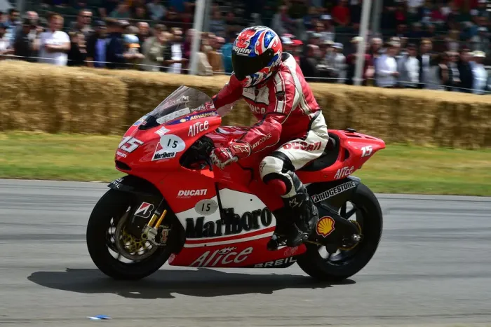 Rights Managed : CM33 5656 Andy Caddick, Shaun Goverd, Ducati GP6 Desmosedici Rights Managed : CM33 5656 Andy Caddick, Shaun Goverd, Ducati GP6 Desmosedici