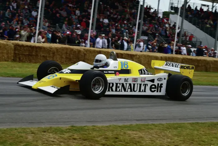 Rights Managed : CM33 5894 Rene Arnoux, Renault RS10 Rights Managed : CM33 5894 Rene Arnoux, Renault RS10