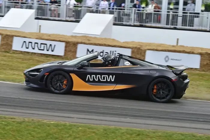Rights Managed : CM33 6278 Sam Schmidt, Arrow McLaren 720S Rights Managed : CM33 6278 Sam Schmidt, Arrow McLaren 720S