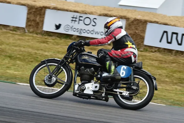 Rights Managed : CM33 6359 Seb Perez, Velocette KTT Rights Managed : CM33 6359 Seb Perez, Velocette KTT