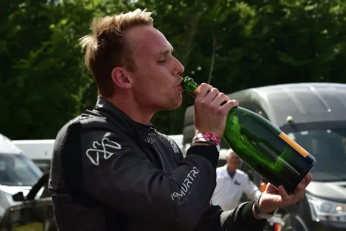 Rights Managed : CM33 6570 Celebration time, Max Chilton Rights Managed : CM33 6570 Celebration time, Max Chilton