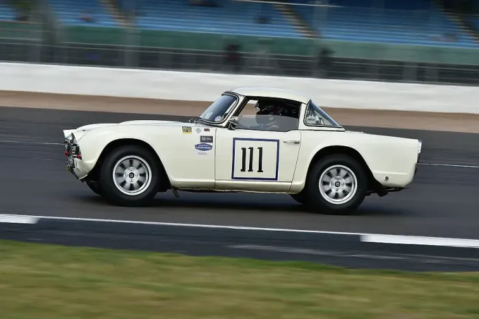 Framed Print : CM33 8028 Ben Cussons, Andrew Hall, Triumph TR4 Framed Print : CM33 8028 Ben Cussons, Andrew Hall, Triumph TR4