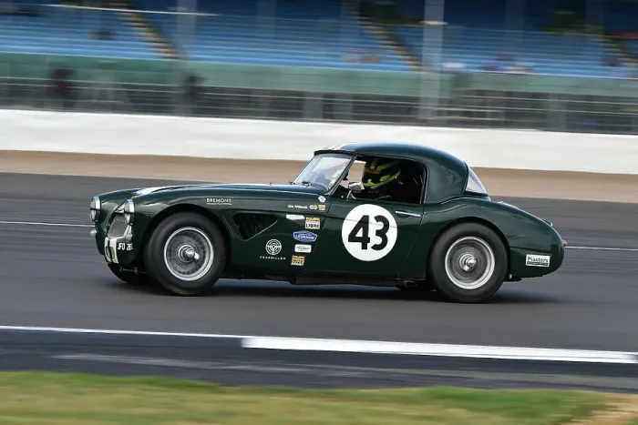 Framed Print : CM33 8033 Joe Willmott, Austin Healey 3000 Framed Print : CM33 8033 Joe Willmott, Austin Healey 3000