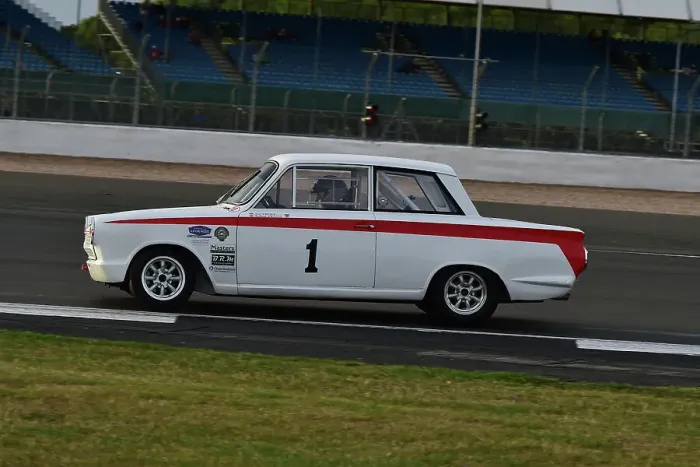 Framed Print : CM33 8569 Richard Dutton, Neil Brown, Ford Lotus Cortina