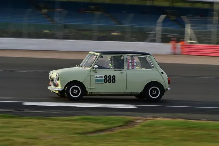 Framed Print : CM33 8619 Daniel Wheeler, Austin Mini Cooper S
