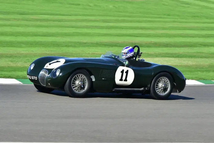 Rights Managed : CM33 8783 Sam Hancock, Frederic Wakeman, Jaguar C-Type Rights Managed : CM33 8783 Sam Hancock, Frederic Wakeman, Jaguar C-Type