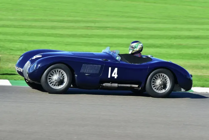 Rights Managed : CM33 8784 Ben Cussons, Mike Malone, Jaguar C-Type Rights Managed : CM33 8784 Ben Cussons, Mike Malone, Jaguar C-Type
