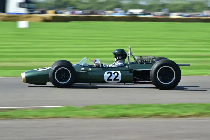 Rights Managed : CM33 9124 James King, Brabham-Climax BT17
