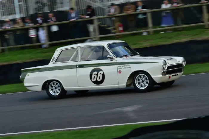 Rights Managed : CM33 9437 Stoffel Vandoorne, Niall McFadden, Ford Lotus Cortina Rights Managed : CM33 9437 Stoffel Vandoorne, Niall McFadden, Ford Lotus Cortina