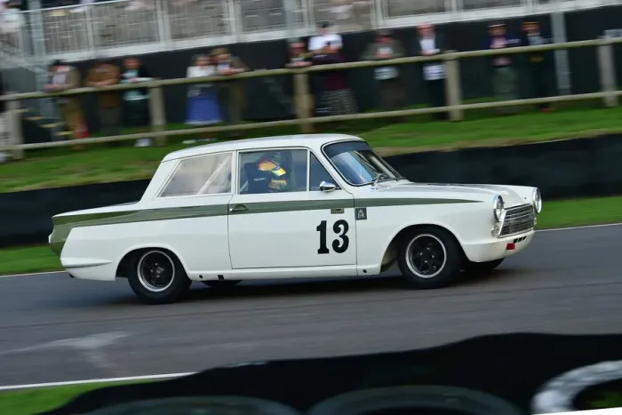 Rights Managed : CM33 9487 Andy Wolfe, Steve Soper, Ford Lotus Cortina