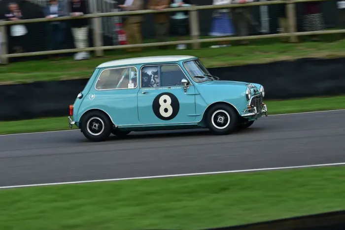 Rights Managed : CM33 9564 Jason Stanley, Andre Lotterer, Austin Mini Cooper S Rights Managed : CM33 9564 Jason Stanley, Andre Lotterer, Austin Mini Cooper S