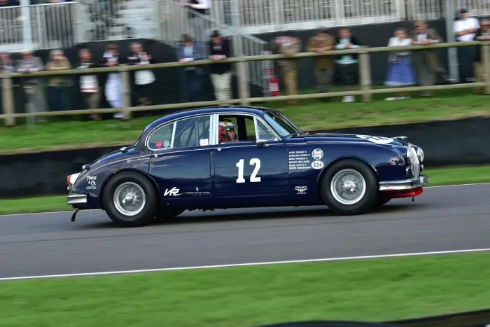 Rights Managed : CM33 9578 David Brabham, Anthony Williams, Jaguar Mk2 Rights Managed : CM33 9578 David Brabham, Anthony Williams, Jaguar Mk2