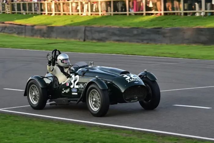 Rights Managed : CM33 9800 Cliff Gray, Stephen Bond, Frazer Nash Le Mans replica Rights Managed : CM33 9800 Cliff Gray, Stephen Bond, Frazer Nash Le Mans replica