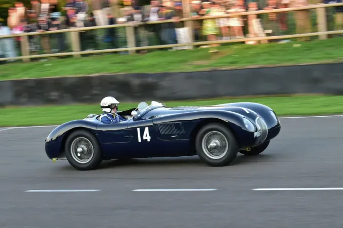 Rights Managed : CM33 9856 Ben Cussons, Mike Malone, Jaguar C-Type Rights Managed : CM33 9856 Ben Cussons, Mike Malone, Jaguar C-Type