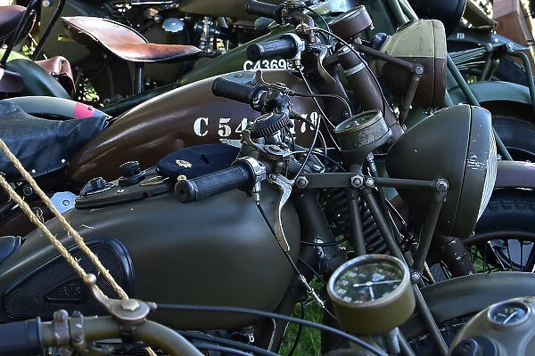 CM34 0087 AJS Military motorcycle
