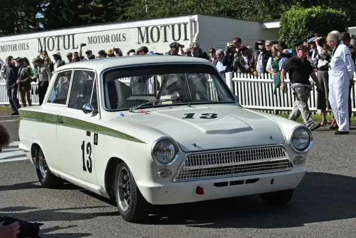 Rights Managed : CM34 0096 Andy Wolfe, Steve Soper, Ford Lotus Cortina Rights Managed : CM34 0096 Andy Wolfe, Steve Soper, Ford Lotus Cortina