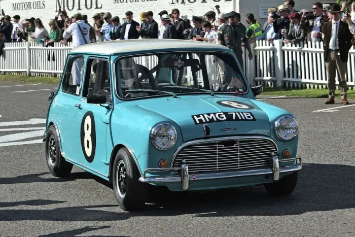 Rights Managed : CM34 0101 Jason Stanley, Andre Lotterer, Austin Mini Cooper S