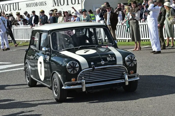 Rights Managed : CM34 0107 Karun Chandhok, John Cooper, Austin Mini Cooper S Rights Managed : CM34 0107 Karun Chandhok, John Cooper, Austin Mini Cooper S