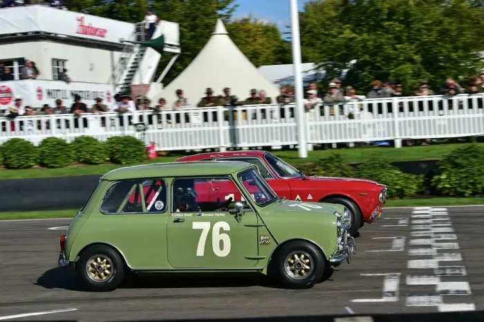 Rights Managed : CM34 0260 Nick Swift, Brendon Hartley, Morris Mini Cooper S Rights Managed : CM34 0260 Nick Swift, Brendon Hartley, Morris Mini Cooper S