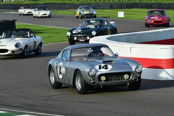 Rights Managed : CM34 0668 John Hugenholtz, Nicky Pastorelli, Ferrari 250 GT SWB-C