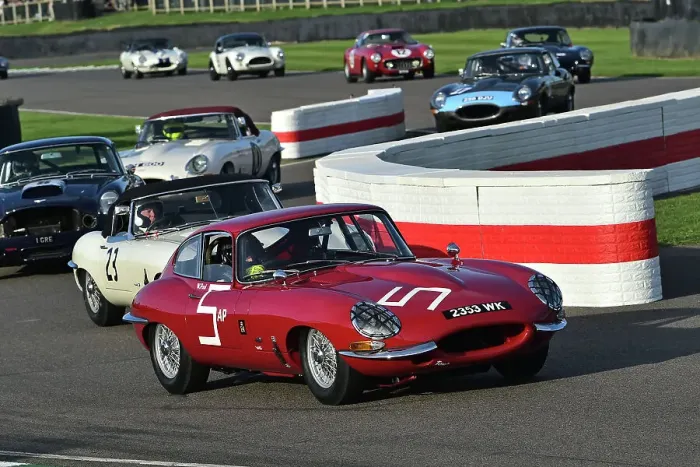 Rights Managed : CM34 0697 William Paul, Rory Butcher, Jaguar E-Type FHC Rights Managed : CM34 0697 William Paul, Rory Butcher, Jaguar E-Type FHC