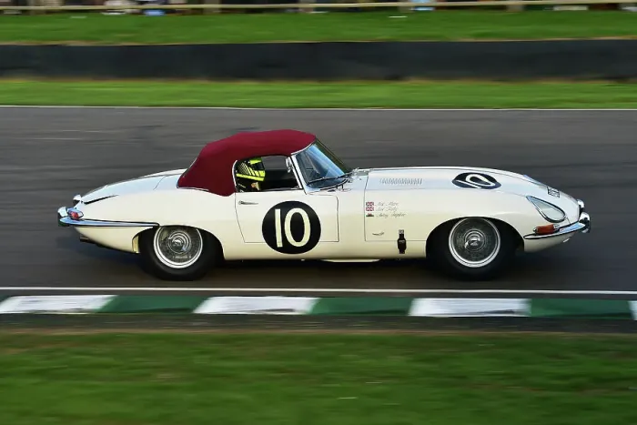 Rights Managed : CM34 0796 Nick Maton, Jack Tetley, Jaguar E-Type Rights Managed : CM34 0796 Nick Maton, Jack Tetley, Jaguar E-Type
