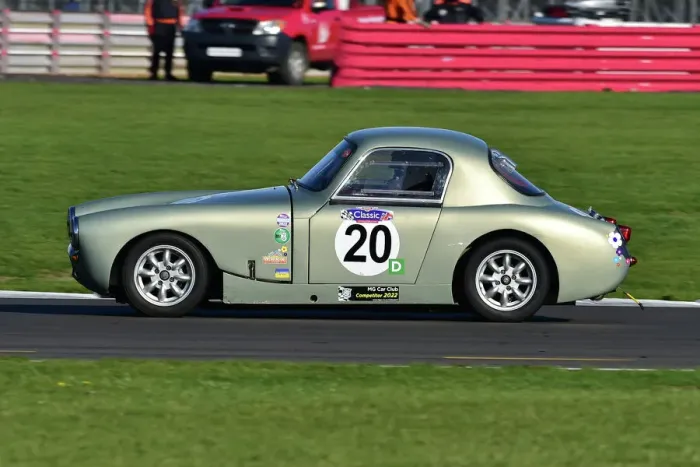 Framed Print : CM34 1305 Mark Cloutman, Austin Healey Sebring Sprite
