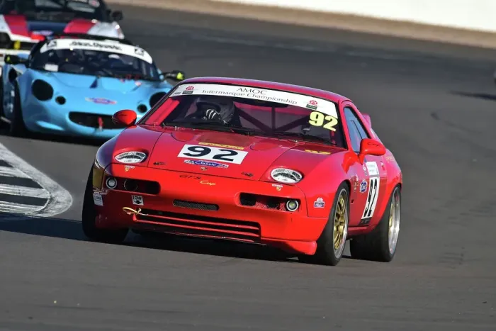 Framed Print : CM34 1376 Adrian Clark, Porsche 928 Cup