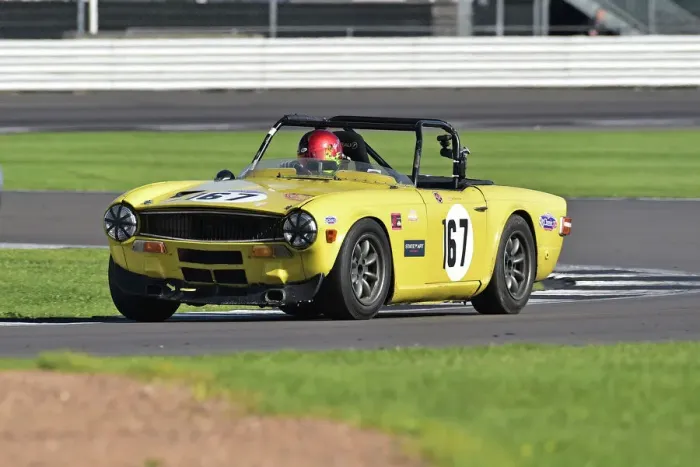 Framed Print : CM34 1587 Mark Parsley, Jon Ellison, Triumph TR6 Framed Print : CM34 1587 Mark Parsley, Jon Ellison, Triumph TR6