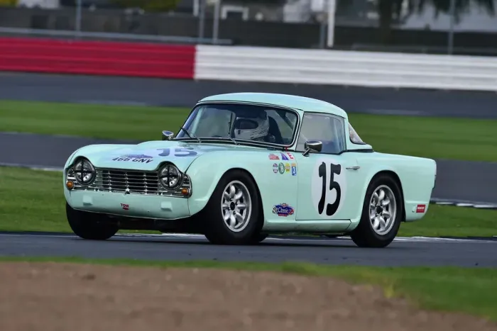 Framed Print : CM34 1657 Steve Chapman, Triumph TR4