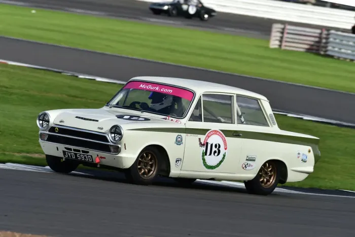 Framed Print : CM34 1726 John McGurk, Ford Lotus Cortina Framed Print : CM34 1726 John McGurk, Ford Lotus Cortina