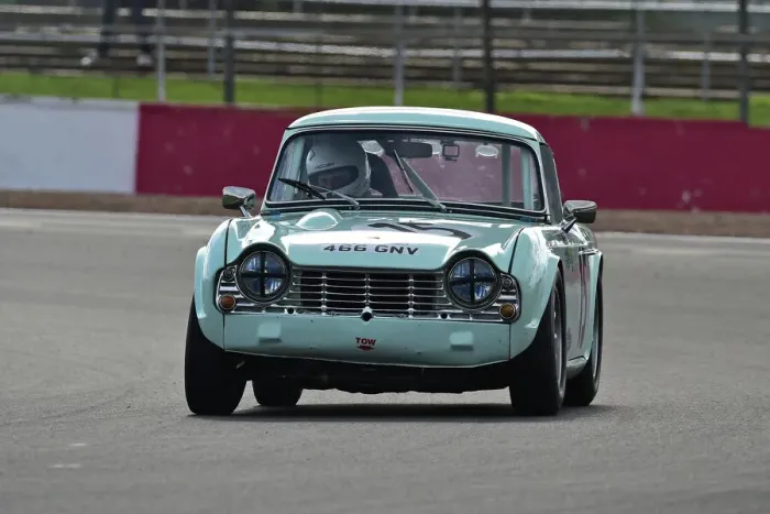 Framed Print : CM34 1763 Steve Chapman, Triumph TR4