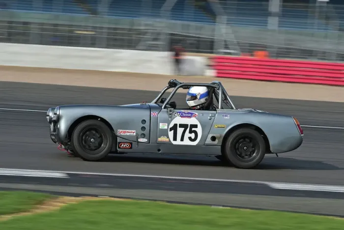 Framed Print : CM34 1966 Trevor Peters, Austin Healey Sprite