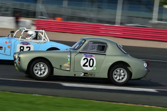 Framed Print : CM34 1969 Mark Cloutman, Austin Healey Sebring Sprite