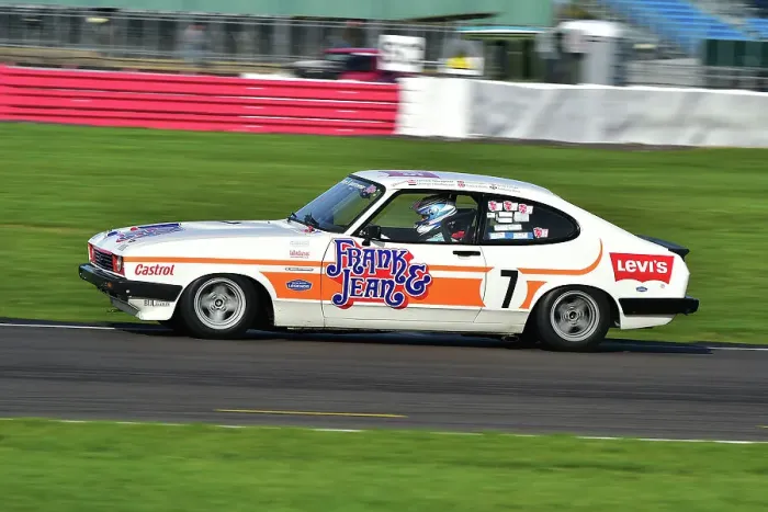 Framed Print : CM34 3422 Patrick Watts, James Slaughter, Ford Capri MK3