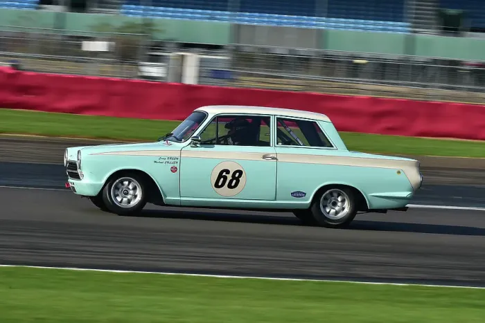 Framed Print : CM34 3507 Michael Cullen, Ford Lotus Cortina