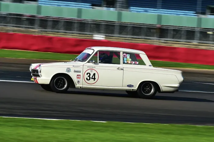 Framed Print : CM34 3511 Shaun Balfe, Tom Ashton, Ford Lotus Cortina Framed Print : CM34 3511 Shaun Balfe, Tom Ashton, Ford Lotus Cortina