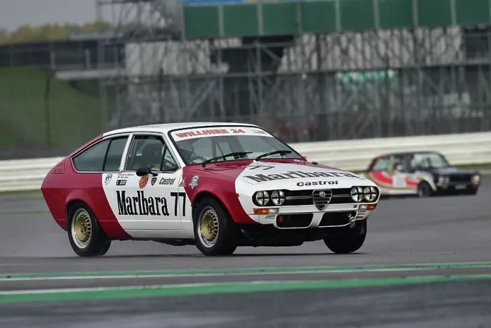Framed Print : CM34 3682 James Gibbons, Alex Jupe, Alfa Romeo Alfetta GTV