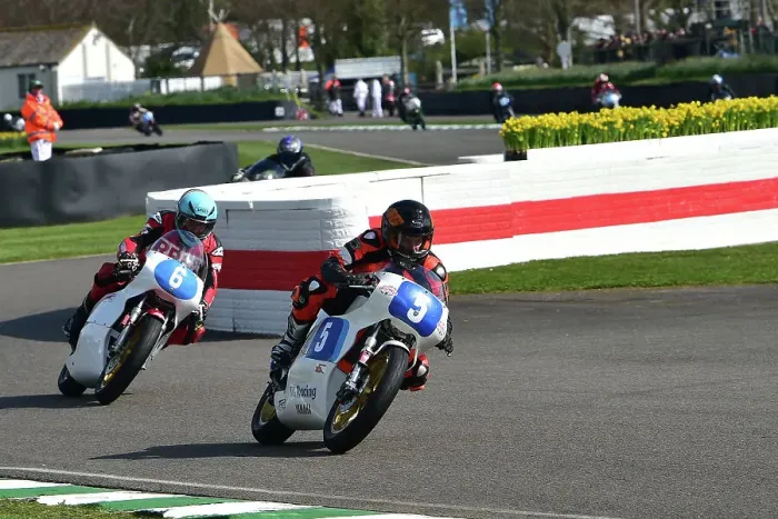 Rights Managed : CM34 4156 Grant Goodings, Yamaha TZ350G, Nick Williamson, Yamaha TZ350G