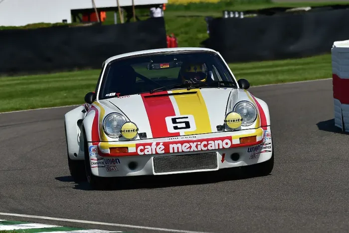 Rights Managed : CM34 4479 Porsche 911 Carrera RSR, Cafe Mexicano livery Rights Managed : CM34 4479 Porsche 911 Carrera RSR, Cafe Mexicano livery
