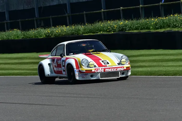 Rights Managed : CM34 4496 Porsche 911 Carrera RSR, Cafe Mexicano livery Rights Managed : CM34 4496 Porsche 911 Carrera RSR, Cafe Mexicano livery