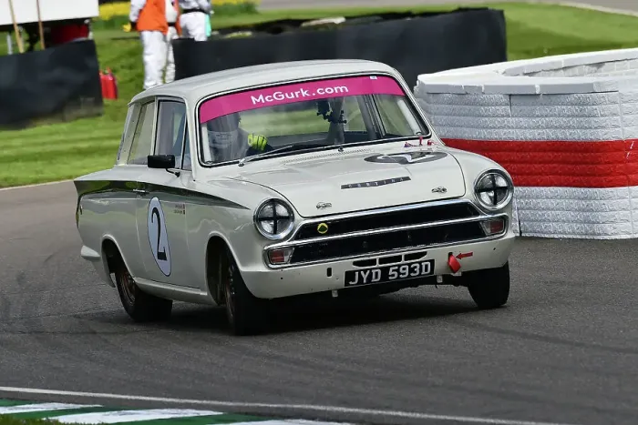 Rights Managed : CM34 4504 John McGurk, Colin Turkington, Ford Lotus Cortina Mk1