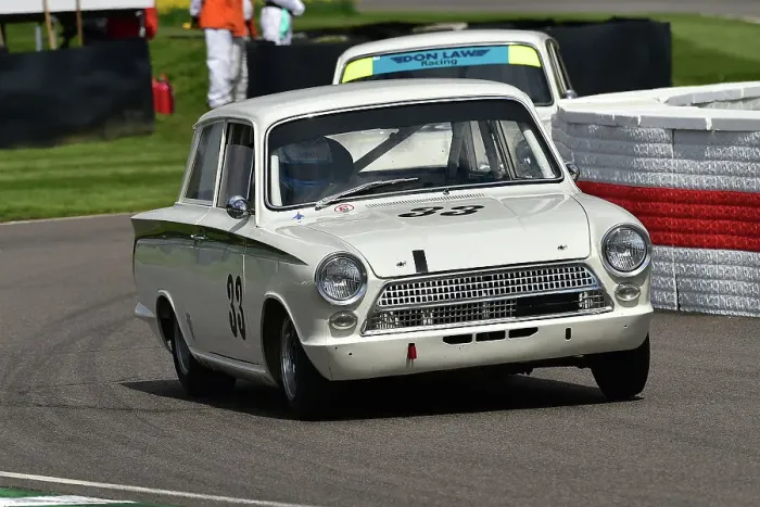 Rights Managed : CM34 4506 Alex Brundle, Julian Thomas, Ford Lotus Cortina Mk1 Rights Managed : CM34 4506 Alex Brundle, Julian Thomas, Ford Lotus Cortina Mk1