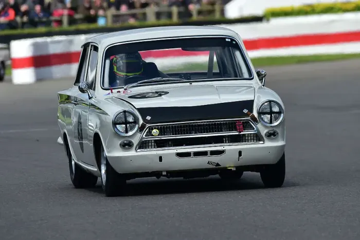 Rights Managed : CM34 4541 Kerry Michael, Mark Blundell, Ford Lotus Cortina Mk1 Rights Managed : CM34 4541 Kerry Michael, Mark Blundell, Ford Lotus Cortina Mk1