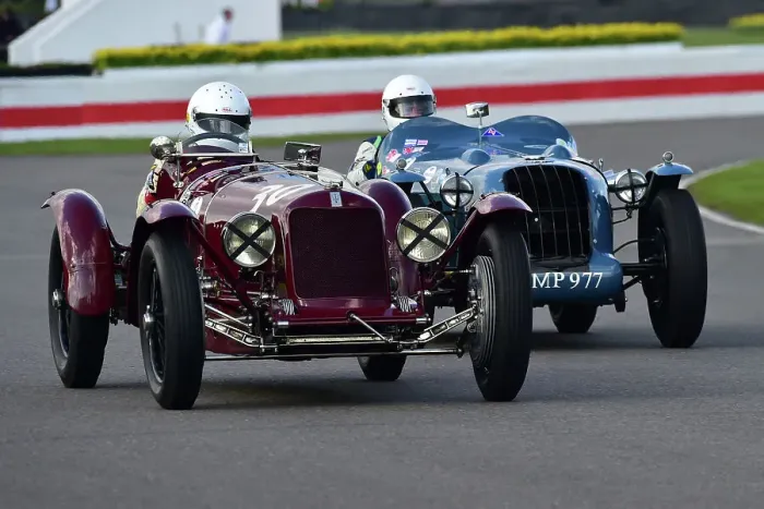 Rights Managed : CM34 4763 Josef Otto Rettenmaier, Maserati 8C 3000, Gareth Burnett, Alta Two Seater Sports Rights Managed : CM34 4763 Josef Otto Rettenmaier, Maserati 8C 3000, Gareth Burnett, Alta Two Seater Sports