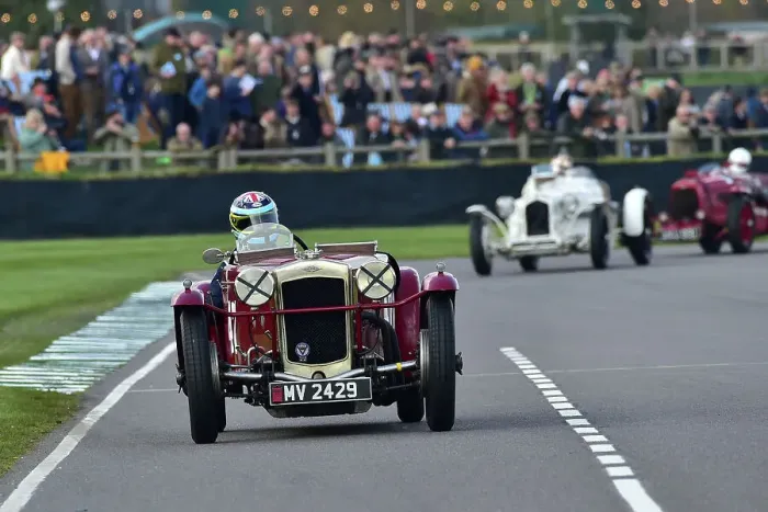 Rights Managed : CM34 4768 Eddie Williams, Frazer Nash TT replica