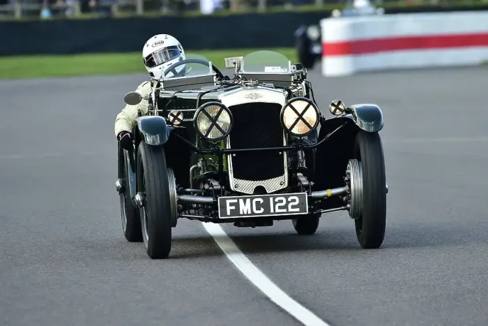 Rights Managed : CM34 4792 Patrick Blakeney-Edwards, Frazer Nash TT replica